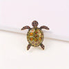 Cute Women Kids Turtle Transparent Rhinestone Brooches Pins Classic Shiny Boutique Decoration Animal Badges Corsage - Image 26
