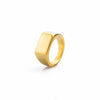1PC Minimalist Signet Rings Women Men Stainless Steel Wide Rectangle Geometric Rings Wedding Jewelry Gift - Image 8