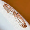 Cross Design Women Hoop Earrings Rose Gold Color Elegant Party Engagement Accessories Inlaid Shiny CZ Daily Chic Jewelry - Image 4