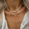 Minimalist Imitation Pearl Tassel Necklace - Image 13