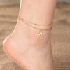 Stainless Steel Anklets for Women Sun Flower Leaves Moon Star Foot Bracelet Jewelry Summer Beach Accessories - Image 32