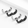 2pcs Anime Chainsaw Man Yoshida Hirofumi Cosplay Ear Clip Earrings Women Men Punk Black No Pierced Fake Ear Circle Pop Jewelry - Image 2