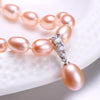 Price Beautiful Pearl Jewelry Necklace, Freshwater Pearl Beads Jewelry,White/Pink/Purple - Image 4