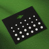 12 Pairs Set Stainless Steel Stud Earrings with Zircon Buds Round Earrings Unisex Jewelry Gifts - Image 10