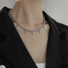 Stainless Steel Punk Aesthetic Stud Necklace Men Choker Cool Hip Hop Women Rivet Pendant Necklace Gothic Jewelry Gifts - Image 4