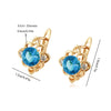 Gold Plated Zircon Hoop Earrings for Women Jewelry XP - Image 33