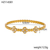 Multicolor Clover Rainbow CZ Stones Tennis Bracelets Bangles for Women Gold Plated Stainless Steel Jewelry - Image 9