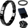 Hematite Bracelet Men Naturally Support T Levels Enhance Mental Focus Restore Confidence Stretch Bead Jewelry - Image 2