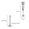 Titanium Baguette Cartilage Earring 16G CZ Dangle Helix Earlobe Labret Stud Flat Back Piercing Jewelry - Image 19