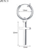 Zemo 1 PC Punk Stainless Steel Clip-on Earrings Long Tassel Pendant Earring Taper Cross Feather No-Pierced Fake Piercing 12/14MM - Image 15