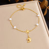 Meyrroyu 316L Stainless Steel Ocean style Cherry Zircon Footsie Chain Lady Anklets Jewelry Party Gift - Image 16