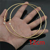 Large Circle Clip-On Earrings with Metallic Finish - Image 18