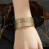 Floral Copper Bangle in Multiple Inner Diameter Sizes - Image 3