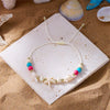 Shell and Starfish Charm Bracelet with Adjustable Rope Detail - Image 25