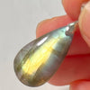 Blue Labradorite Pendant Irregular Shape Bead Stone Orange Necklace for Men Women - Image 35