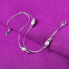 Silver Color Stamp Anklets For Women Foot Leg Chain Link Bracelet Double Layers Beach Accessories Jewelry - Image 31