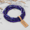 4 mm Faceted Bead Bracelet in Multiple Color and Length Options - Image 4