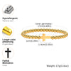 Minimalist Stretch Cross Bracelet for Women,Round Beads Bracelets，Stainless Steel Jewelry Gift - Image 5