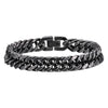 Stylish Double Curb Chain Bracelets for Men Boys,8/10/12/15mm Stainless Steel Miami Link Wristband,Punk Jewelry Gifts - Image 8