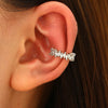 1Pc Horse Eye Zircon Earcuff Clips On Earring for Women Girls No Fake Piercing Cartilage Earrings Ear Ring Without Hole - Image 2