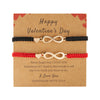 Romantic Infinite Love 8 Infinity Charm Couple Bracelets for Women Men Lucky Red Rope Handmade Bracelets Friendship Jewelry Gift - Image 8