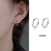 Silver Geometric Wave Earrings for Women Punk Jewelry Gift - Image 9