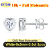 Emerald Heart Oval Pear Bubble Stud Earring for Women Silver Plated Women Earring - Image 7