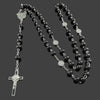 Handmade Necklace Ladies Imitation Vintage Style Pearl Rosary Beads With Cross Pendant Jewelry - Image 8