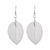 Tree Leaf Shape Dangle Earrings for Women Alloy Hollow Bright Dangle Hook Earrings Wedding Jewelry Gift - Image 8