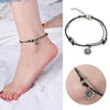 Vintage Boho Multi Layer Beads Anklets Summer Beach Women Sun Pendent Anklet Leather Handmade Chain Foot Party Jewelry - Image 4