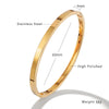 Stainless Steel Bangle Gold Silver Rose Gold Color Crystals Buckle Van Be Opened Bracelets Jewelry Women Men - Image 2
