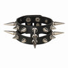 European and American Punk Street Photography Nightclub Pentagram Square Rivet Bracelet Couple PU Leather Bangle - Image 15