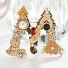 1 Piece Rhinestone Alphabet Women's Ladies Brooch, Novelty Elegant Beautiful Versatile Charming - Image 12