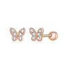 Brilliant Star Butterfly and Snowflake Stud Earrings in Multiple Designs - Image 12