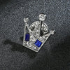 Crown Chain Brooch Vintage Tassel Crystal Brooch Temperament Rhinestone Lapel For Women Dress Mens Shirt Suit Set Collar Jewelry - Image 21