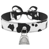 1Pc Sexy Leather Cow Print Bell Pendant Choker Necklace Women Punk Gothic Sweet Bow Necklace Cosplay Party Jewelry Gift - Image 7