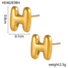26 Initial Letter Stainless Steel Metal Creative Stud Earring For Women Anti Allergic Ears Jewelry Classic Letter Earring - Image 17
