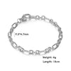 Punk Paperclip Bracelets for Women Men Oval Chains Cable Chain Bangle Stainless Steel Wrist Jewelry - Image 10