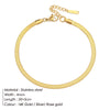 Classic Snake Bone Chain Anklet for Women Girls Adjustable Summer Beach Chain Anklet Bracelet For Women Jewelry Gift - Image 4