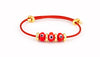 Adjustable Turkish Evil Eye Rope Bracelet in Multiple Colors - Image 34