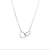 Paperclip Pendant Stainless Steel Necklace for Women Charm Collars Chains Minimalist Personalized Statement Jewelry - Image 14