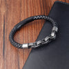 Leather Bracelet Infinity Shape Special Pattern Men's Bracelet for Men Stainless Steel Jewelry Accessories Gift - Image 5