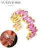 1PC Plated Gold Ear Cuff Earrings Ear Clip for Women Purple/Green/Turquoise No Pierced Earrings Jewel - Image 17