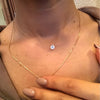Silver Zircon Crystal Pearl Pendant Choker Necklace Transparent Fishing Line Jewelry For Women - Image 5