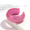 Colorful Glitter Acrylic Wide Cuff Bangle for Women Retro Resin Round Statement Open Bracelets Stackable Jewelry Gifts - Image 11