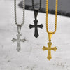 Hip Hop Cross Necklace for Men Women,50/55/60cm Stainless Steel Chic Cross Pendant,Christian Classic Jewelry Gifts - Image 5