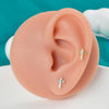 1PC 316L Steel Zircon Corss Cz Barbell Earrings Corss Helix Ear Cartilage Tragus Daith Piercing Body Jewelry 20G - Image 38