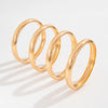 Twisted Metal Bangle Set in Gold-Tone or Silver-Tone - Image 12