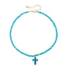 Triangle Crystal Cross Pendant Women's Necklace Unique Personality Versatile Clavicle Chain Jewelry Gift - Image 11