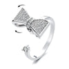 Sunflower Crystal Relief Spinning Fidget Ring For Girls Rotate Freely Metal Copper Knuckle Ring Women'S Jewelry Gifts - Image 12